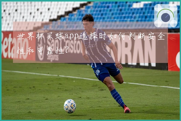 世界杯买球app选择时如何判断安全性和可靠性？